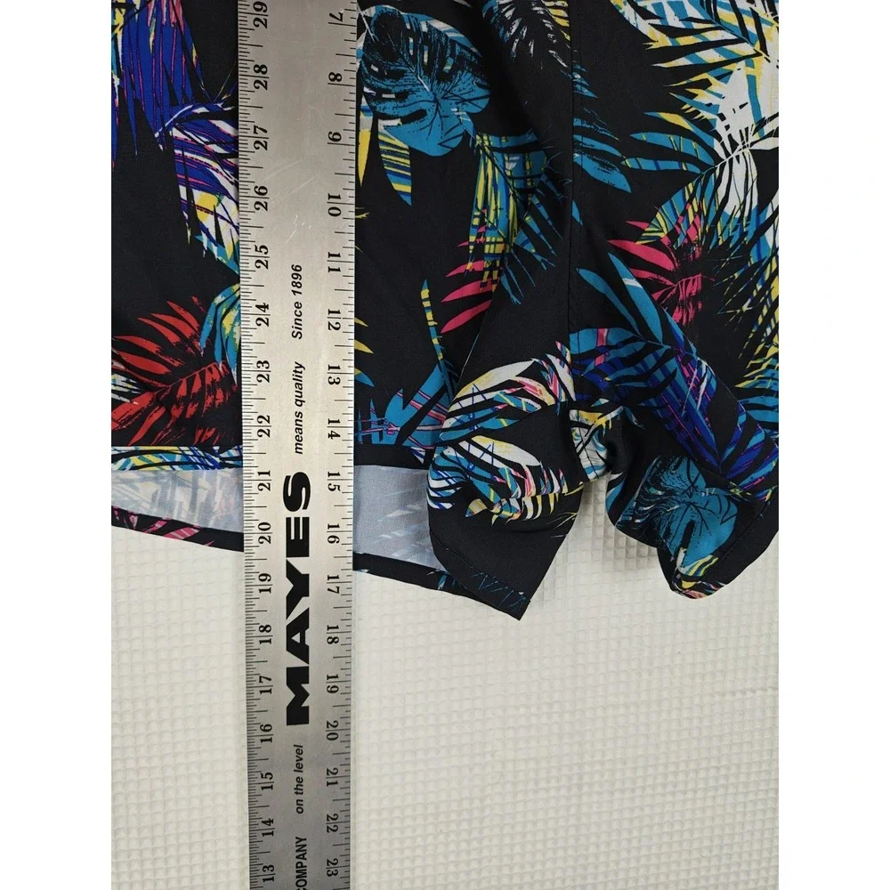 Jockey Women's XXL Tropical Palm Leaf Print Swim Shorts